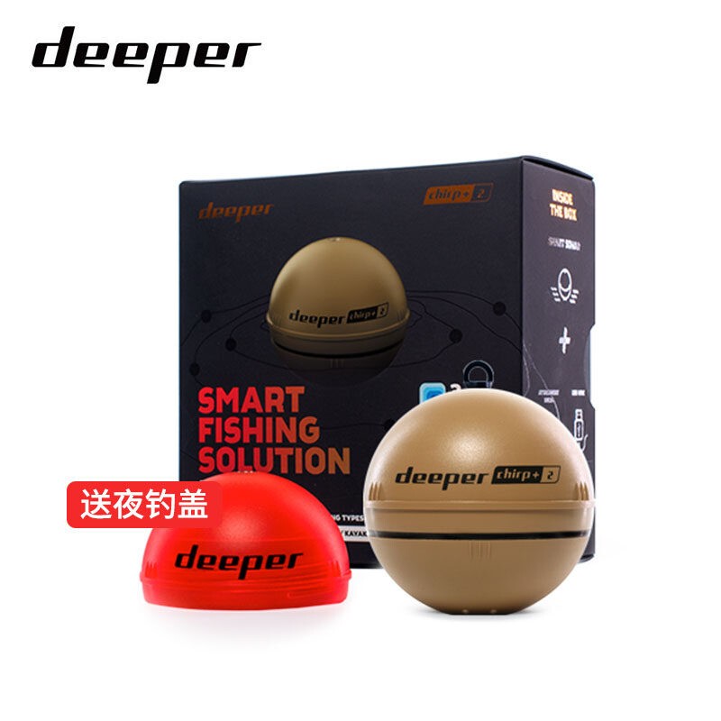 Deeper Chirp 4Th Generation Fish Finder with High-Definition Visual Sonar, Chinese Version, for Mobile Phone Fish Finder