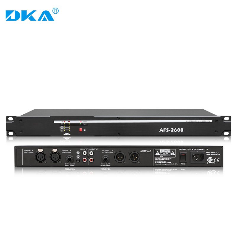 DKA AFS-2600 Professional Handout Conference mike anti-howl called instrumental microphone shifter feedback suppressor