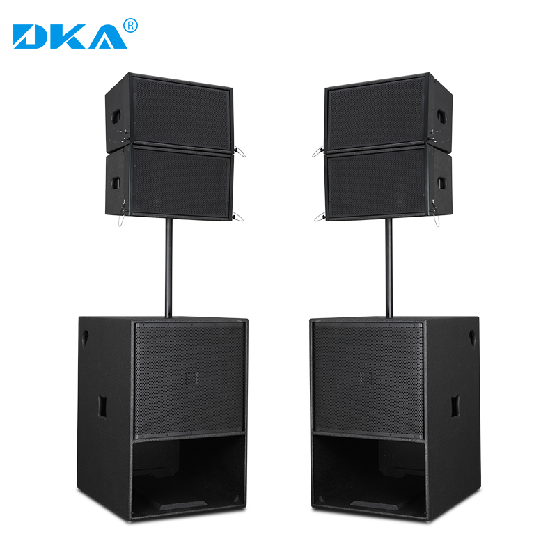 DKA single 10-inch active line array speaker high-power remote wedding performance large-scale professional stage audio set