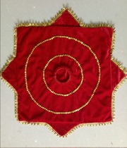 Dance handkerchief Yangko handkerchief octagonal scarf increased thickening with circle two people turn Dance hand silk flower wholesale