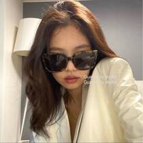 About Jennie co-named kuku polarized sunglasses female Kim Zhinie with square milk white sunglasses