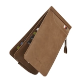 Вместительный и большой картхолдер, ультратонкий комплект, длинный бумажник с молнией