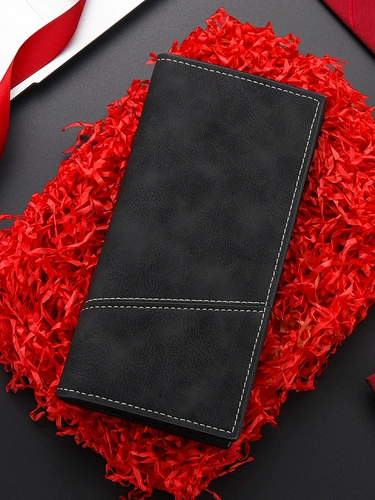 Длинный ультратонкий бумажник, картхолдер для отдыха, ретро кошелек, японские и корейские