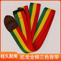 African drum cotton straps African tambourine straps three-color straps tambourine cotton straps nylon straps customized