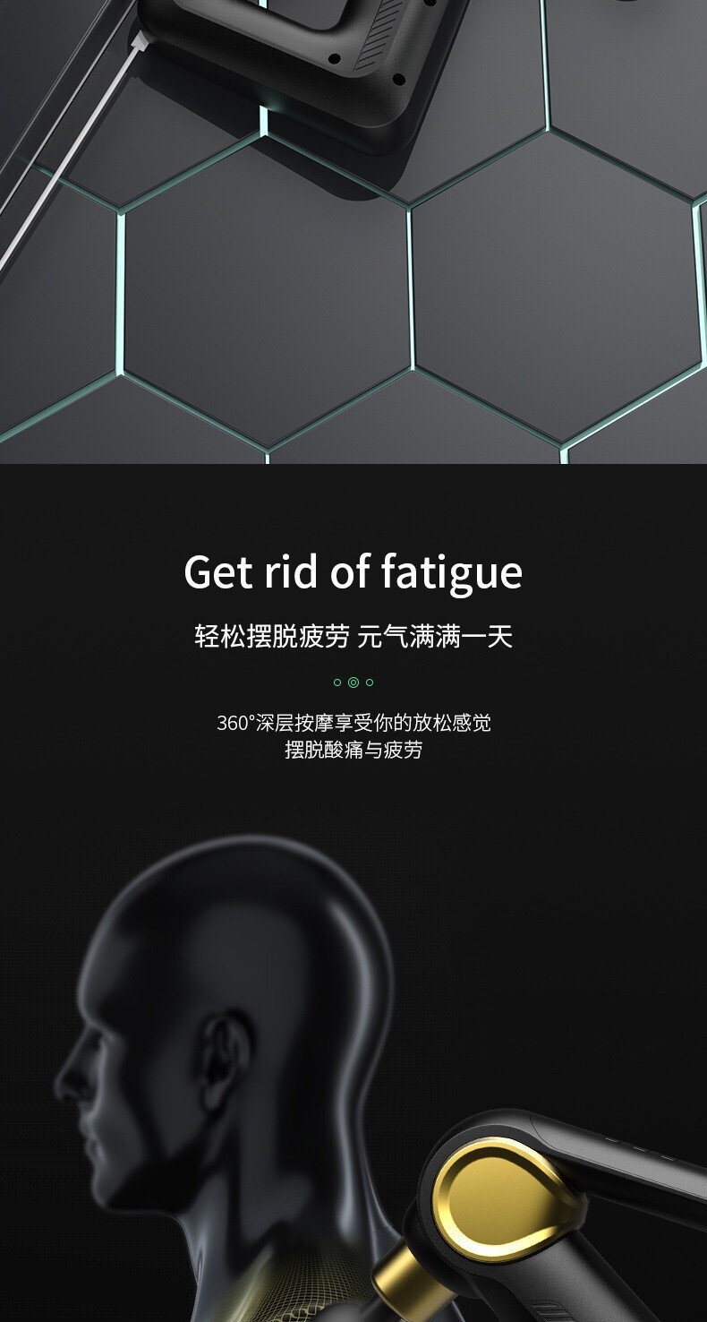 Массаж пушка 厂家直供亚马逊三角筋膜枪电动家用健身按摩枪肌肉放松筋膜按定制