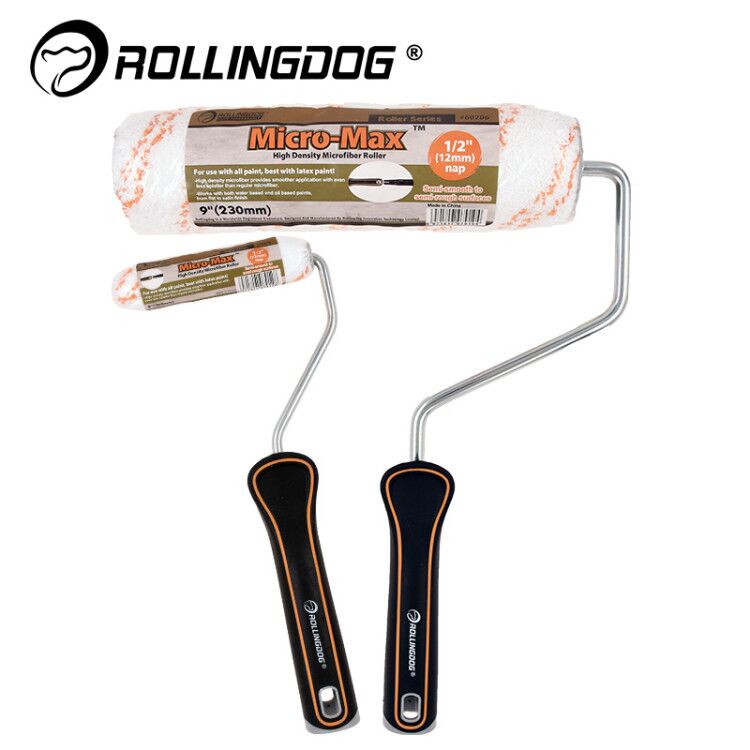 rollingdog roller brush art paint orange peel texture eggshell light roller brush diatom mud 60206