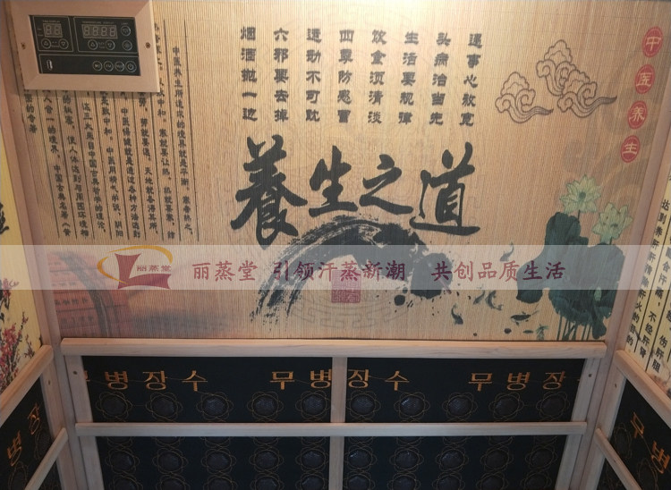 паровая сауна 丽蒸堂汗蒸房家用双人电气石纳米远红外线光波房桑拿浴箱排毒理疗 49482810