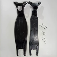 Детская базовая плита, черные педали, подходит для подростков