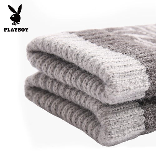 Playboy, мужские трикотажные утепленные удерживающие тепло дорожные перчатки