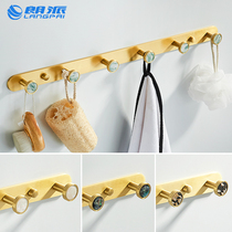 lang pai light luxury access coat hook household clothes adhesive hook hanging wall closet doors after free punch towel hook