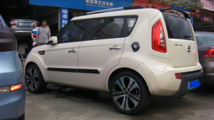 Kia Sauer hiển thị đuôi trẻ em cánh cố định cánh cố định cánh gió Kia Sauer cánh đuôi đặc biệt cho thấy trẻ em sửa đổi đuôi - Sopida trên đuôi gió