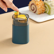 Home restaurant toothpick holder plastic European toothpick box cute storage box automatic press toothpick box delivery toothpick
