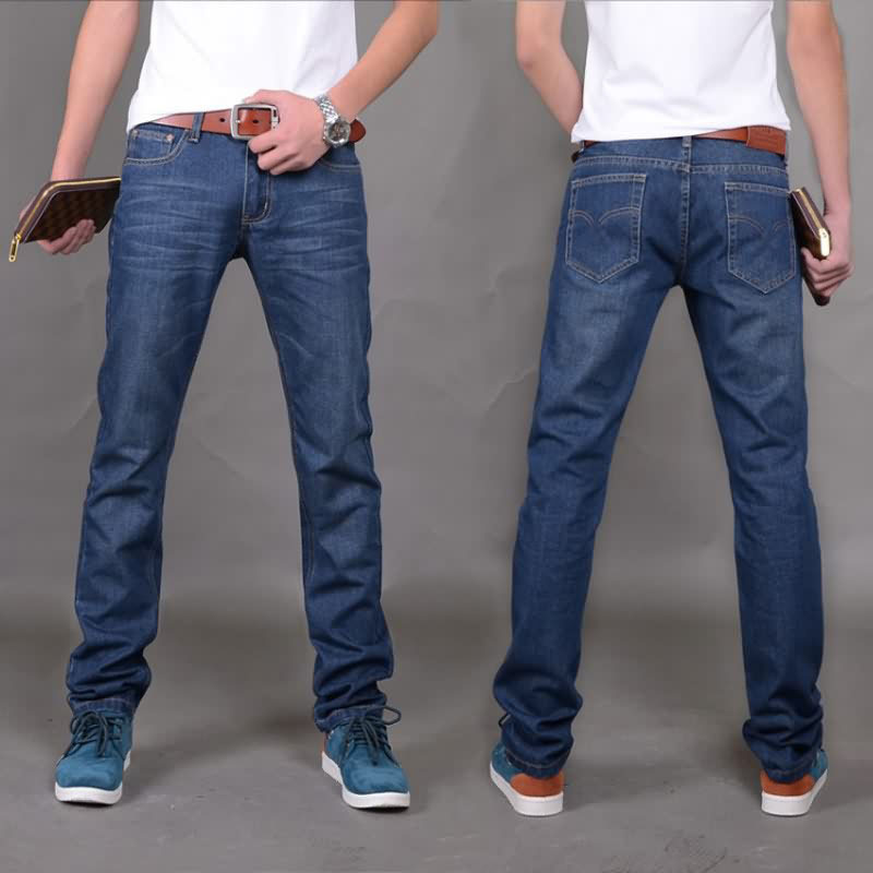 quần nam giá rẻ của denim bảo hộ lao động hàn hơi công nhân sửa chữa hè công việc thở để làm việc đất chân thô lỏng rộng chân