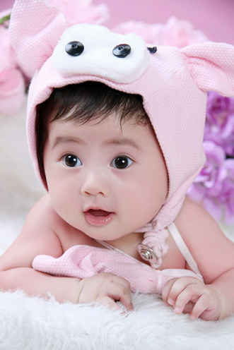 Wedding room doll pictorial baby stickers poster beautiful female baby pictures Wall stickers Baby BB pictures Bedroom baby