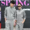 New winter clothing long-sleeved badminton suit trousers Men and women's couple suit Table tennis sportswear jacket sweater group purchase