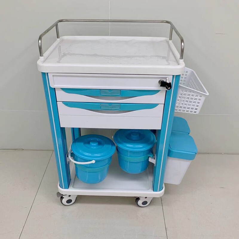 Medical ABS Treatment Car Snatched Rescue Car Nurse Sending Medicine Car For Drug Changing Car Hospital Emergency Medicine Car Equipment Cart