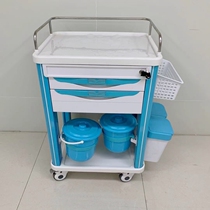 Medical ABS Treatment Car Snatched Rescue Car Nurse Sending Medicine Car For Drug Changing Car Hospital Emergency Medicine Car Equipment Cart