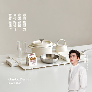 Olayks 2025 New Model Detachable and Washable Warming Plate, Foldable Hot Dish Insulation Board, Heating Pad for Home Kitchen