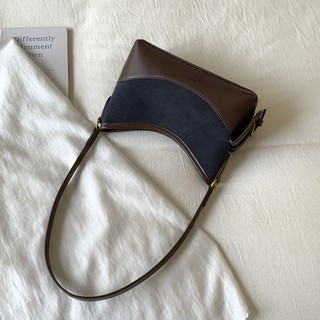 High-end contrasting color small bag