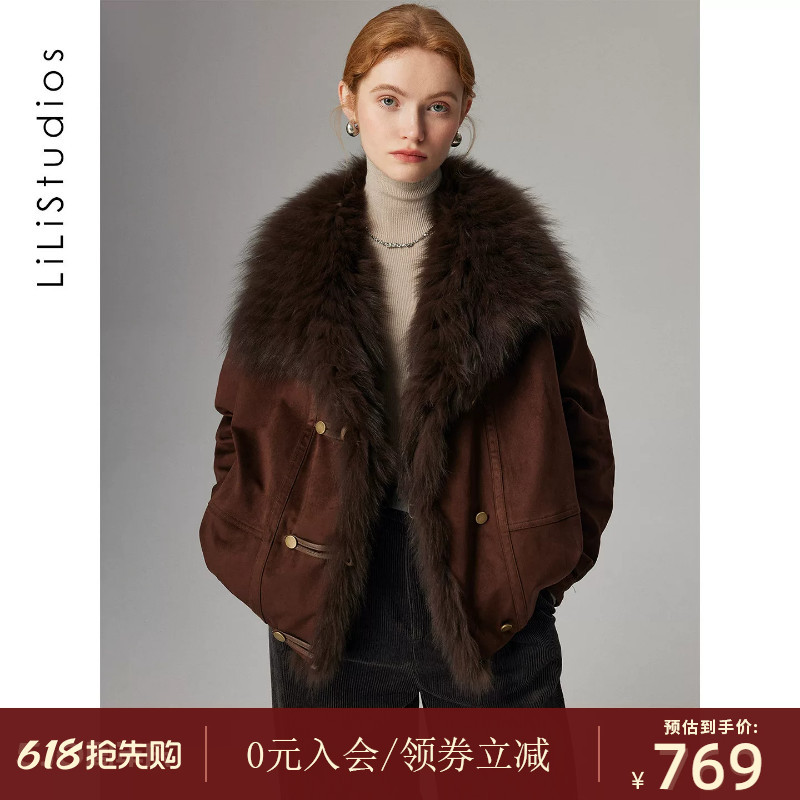 Second-Hand American-Style Fox Fur Coat for Women, High-End, Youthful Style, Elegant down Jacket with White Goose down Lining Second-Hand American-Style Fox Fur Coat for Women, High-End, Youthful Style, Elegant down Jacket with White Goose down Lining