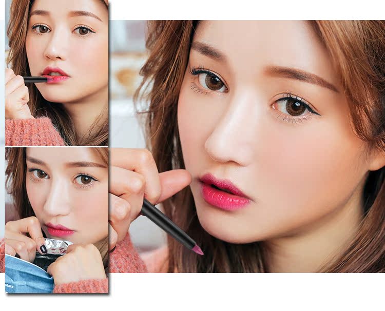 Hàng ngày đặc biệt môi lót bút son môi bút không thấm nước bưu chính cắn môi trang điểm son môi bút không- đánh dấu lâu dài Hàn Quốc bức tranh môi bút chì mamonde son bút chì