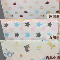 Crib fence bed by childrens fence anti-collision cotton cloth fence anti-collision and anti-fall protection