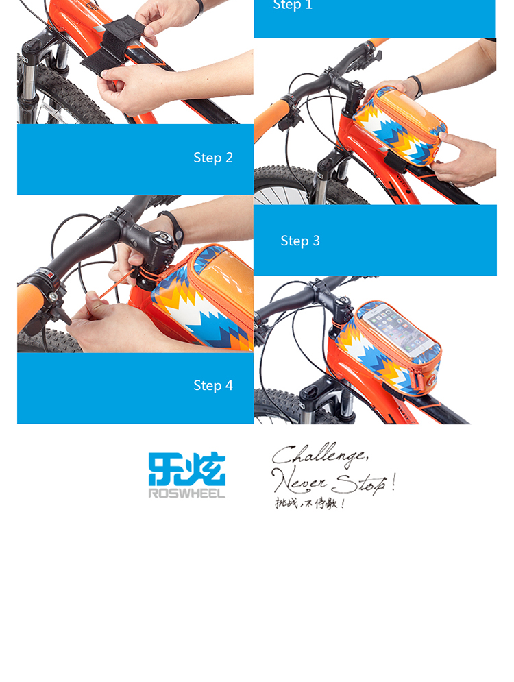 Sacoche pour vélo mixte ROSWHEEL - Ref 2233270 Image 14