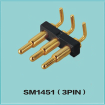 Probe POGOPPIN Bending current pin Elastic antenna thimble 3PIN pitch 3 0 Connector spring pin