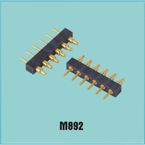 6Ppogopin probe Battery connector Male and female charging pin Battery signal contact antenna Bottom shell thimble