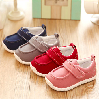 Kindergarten children's canvas shoes spring and autumn