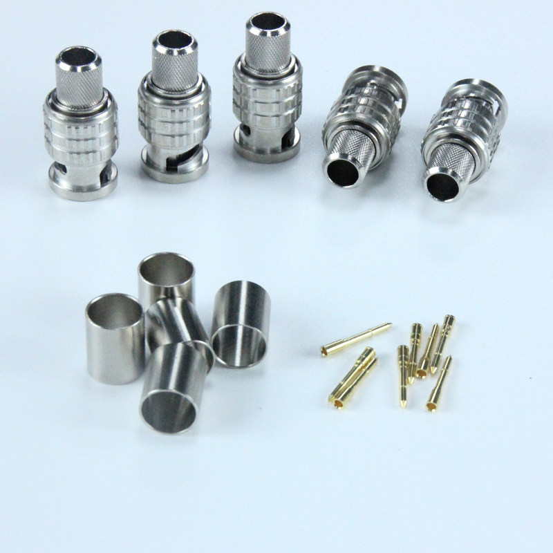 Canaimei 12G-SDI head cold-pressed-7BNC head full copper Q9 head gold-plated needle