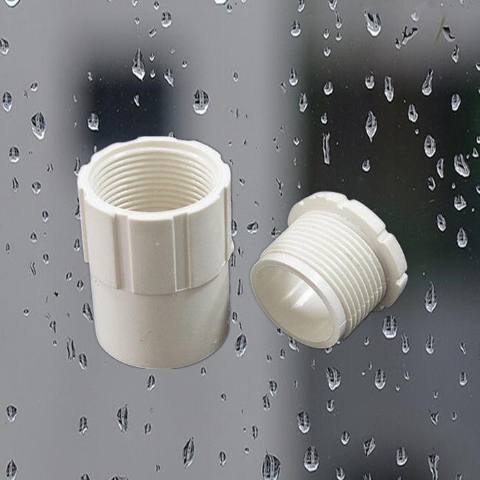 32mmPVC cup comb lock mother catch comb lock wire pipe direct electrician entry box joint white screwed tooth