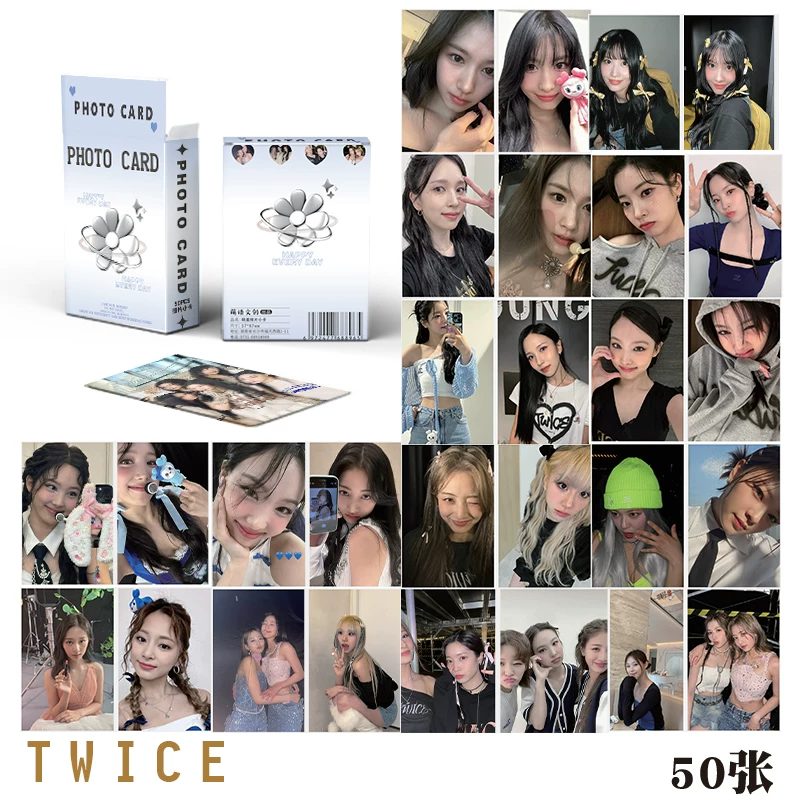 IVE (G) I-DLE AESPA Park Cai Ying Xiao Zhan Yu Shuxin TWICE Laser Card Flash Card Lomo Card