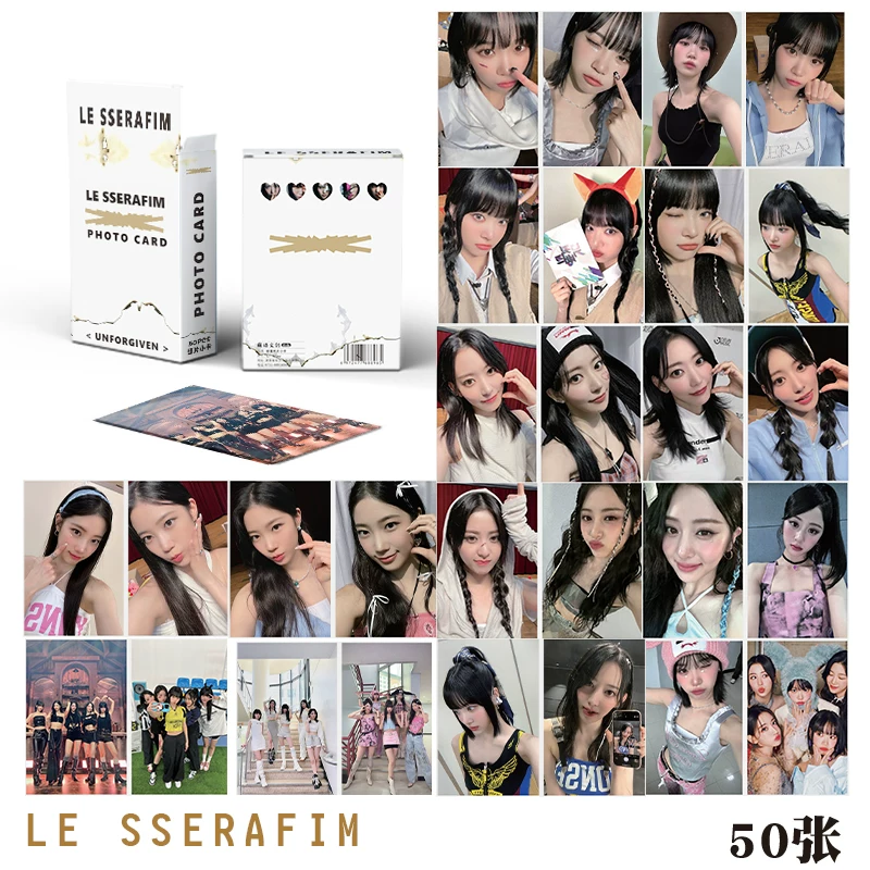 IVE (G) I-DLE AESPA Park Cai Ying Xiao Zhan Yu Shuxin TWICE Laser Card Flash Card Lomo Card