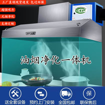 Catering Oil Smoke Purifier Commercial Oil Smoke Purification All-in-one Big Suction Low Air Discharge Smoking Machine Set Smoke Hood