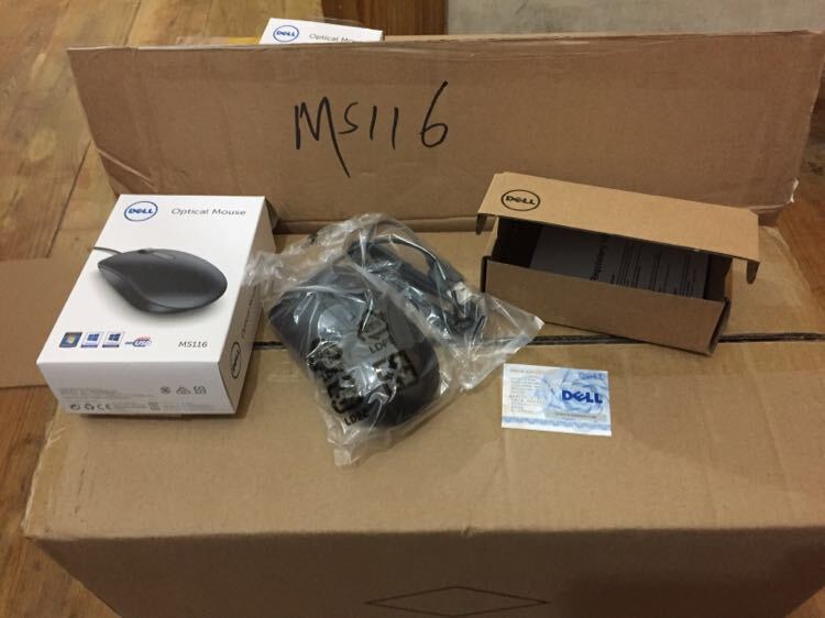Suitable for Dell Computers, Ms116 Wired Mouse Cable Length Is about 1.8m Usbkb216 Wired Keyboard Deyilong A1