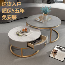 Tea Table Advanced Art Sensation Home Living Room bedroom high-end sofa Edge light extravagant modern minimalist Fancy Composition Table