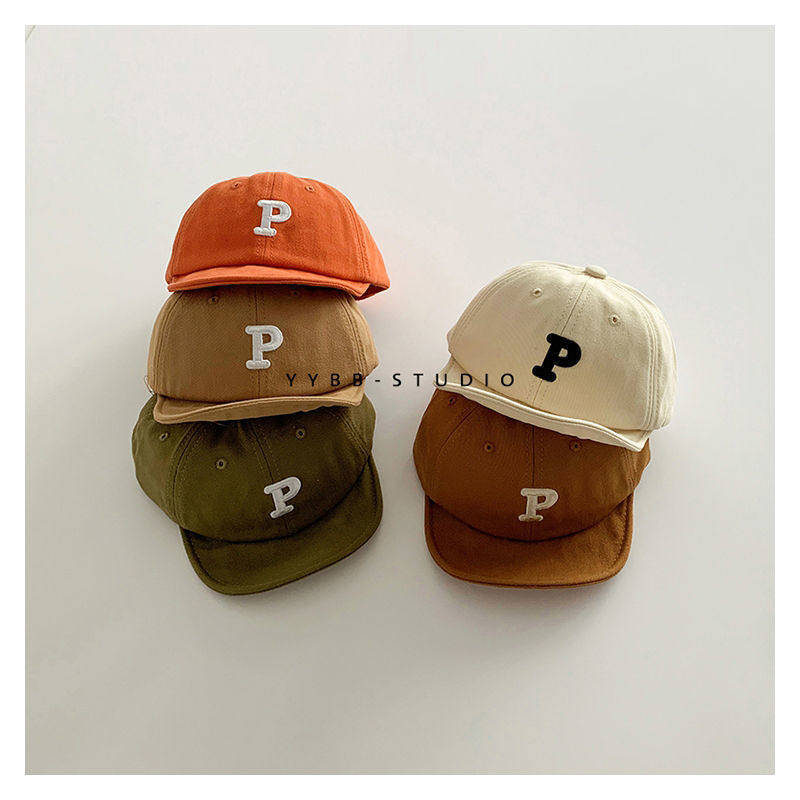 Baby peaked cap small month-old male treasure spring and autumn thin section open spring sunshade sun hat Western style newborn baseball cap