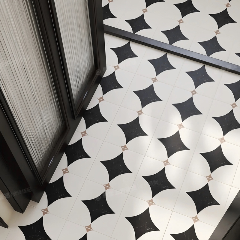 Retro Waterproof and Non-Slip Floor Stickers for Bathroom and Toilet Floor Renovation, Self-Adhesive Moisture-Proof and Wear-Resistant Floor Stickers for Kitchen Retro Waterproof and Non-Slip Floor Stickers for Bathroom and Toilet Floor Renovation, Self-Adhesive Moisture-Proof and Wear-Resistant Floor Stickers for Kitchen