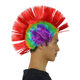 ສີສັນ Halloween wig punk ແບບ cockscomb wig headgear party ສະຫນອງການ wedding bar funny props