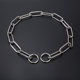 304 Stainless Steel Dog P-Chain Collar for Malinois and Golden Retriever, Anti-Burst P-Chain Collar for Medium and Large Dogs