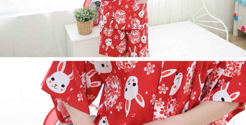 Pyjama mixte en Coton à manchon moyen - Ref 3005660 Image 47