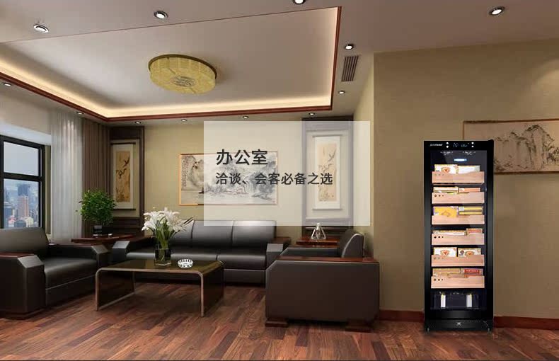 tủ rượu màu trắng Tủ xì gà Sai Xin SRT-128X nhiệt độ và độ ẩm không đổi tủ rượu nhập khẩu máy nén khí tủ lạnh xì gà tủ rượu vang đẹp
