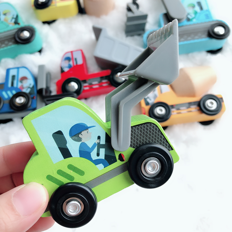 2345 2345-year-old boy's toy engineering car excavators mixer truck Inertial Pressure Road Machine Wood Shoveling Crane