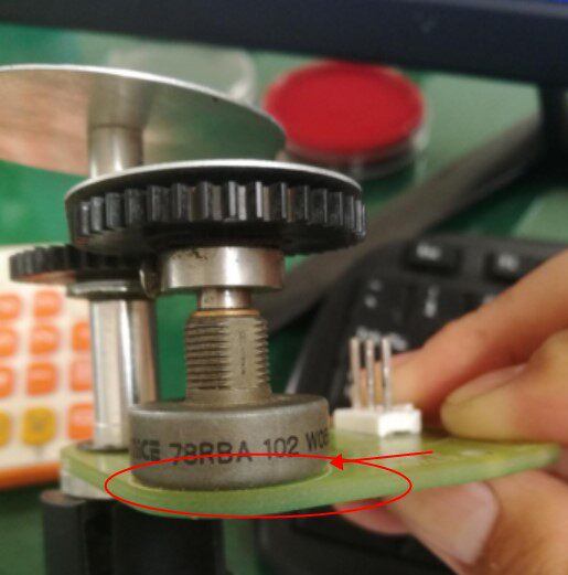 Potentiometer 78RBA 103 W06601 A 1k Ω SFERNICE