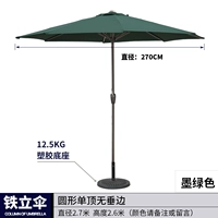 Чернильные зеленые железные колонны