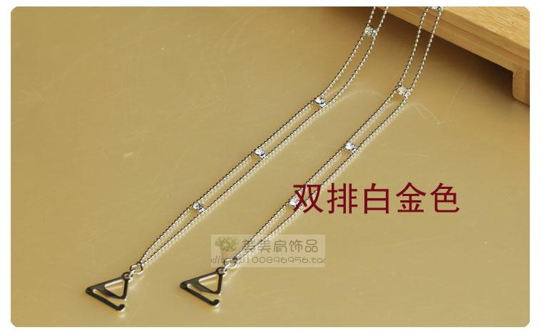 Kim loại Rhinestone Dây đeo vai đồ lót dây đeo trong suốt dây đeo vai đồ lót dây đeo áo ngực dây đeo vai vô hình dây đeo không trượt