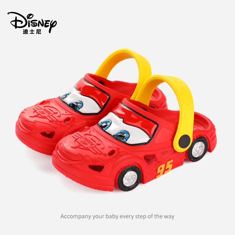 Disney xe con giày dép lỗ bé và dép trẻ dép trượt trai dép mùa hè Bao Đầu 