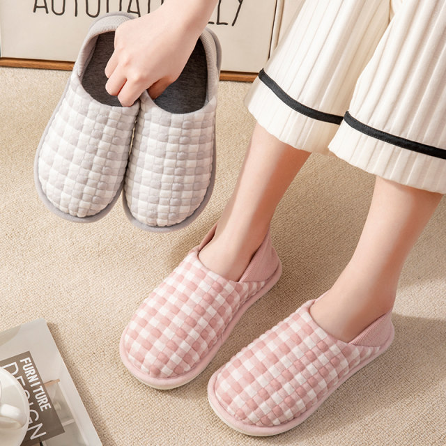 Confinement shoes autumn and winter postpartum soft bottom bag and pregnancy women indoor 34 months non-slip cotton slippers women's spring and autumn style