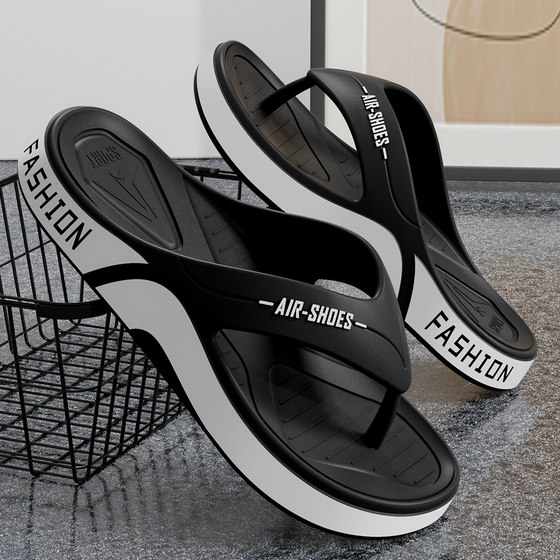 广东人字拖男士2025新款夏季外穿运动户外沙滩踩屎感夹脚男款凉拖